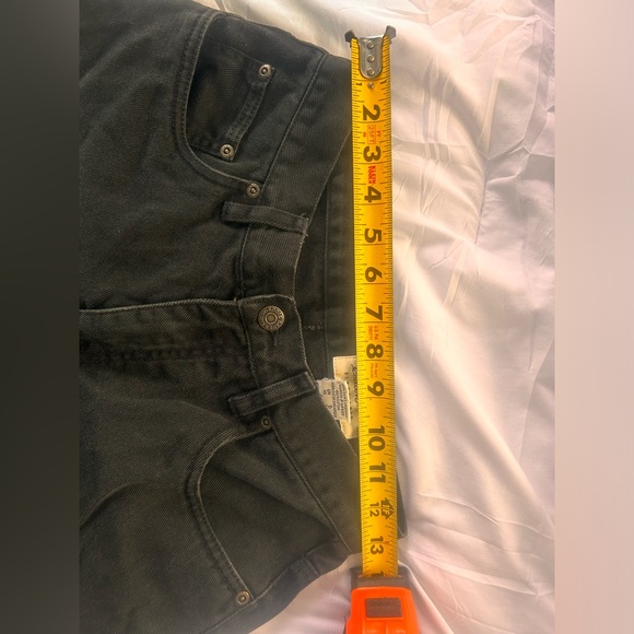 Eddie Bauer charcoal gray Relaxed Fit Capri Cropped Jeans Women’s Size 4 - Picture 7 of 12